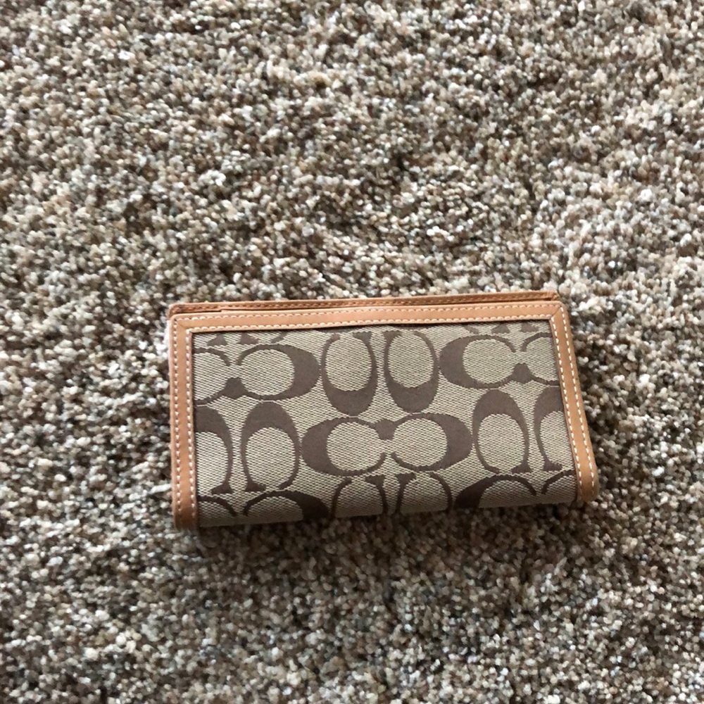 Coach Checkbook Holder